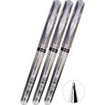 Gümüş Gri İmza Kalemi 3 Adet Uniball Signo Broad 1.0 Mm Roller Pilot Kalem Um-153 Yaldızlı Davetiye Kalemi Mürekkepli