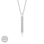 Gümüş Hane Swarovski Taşlı Gümüş Yeditaş Kadın Kolye