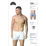 Gümüş İç Giyim 712819292992 Erkek Boxer Gümüş Pamuklu 3 Lü