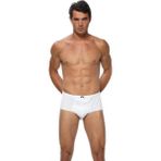 Gümüş İç Giyim Erkek Slip Külot 6'Lı Paket - 3XL - Beyaz