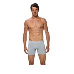 Gümüş İç Giyim Likralı Erkek Boxer Külot 6 Lı Paket Gri M