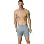 Gümüş İç Giyim ST00124 Erkek Penye Boxer Gri