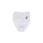 GÜMÜŞ Kadın Beyaz Ribana Bato Slip Külot, 6'lı Paket, Beden 2