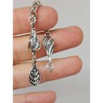 Gümüş Kaplama Alpaka Tesbih Püskülü/2 adet (55784)