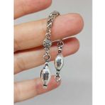 Gümüş Kaplama Alpaka Tesbih Püskülü/2 adet (55788)