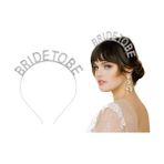 Gümüş Kaplama Kristal Taşlı Bride To Be Gelin Tacı