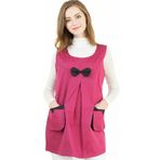 Gümüş Kumaş EMF Radyasyon Önleyici Hamile Giysisi, İletken Koruyucu RFID Engelleyici Hamilelik Kıyafetleri için Koruma, Mor, 4XL
