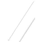Gümüş küp zincirli erkek bileklik 2,3 mm SGTL12268RODAJ