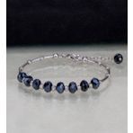 Gümüş Lapis Taşlı Tasarım Bileklik