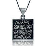 Gümüş Nazar Duası Bayan Kolye SL1584