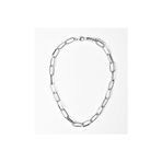 Gümüş Renk Bakla Zincir Kadın Choker Kolye BS3436