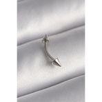 Gümüş Renk Çivi Model Piercing - EBJ241123W29515 PR1364