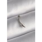 Gümüş Renk Çivi Model Piercing - EBJ241123W29515