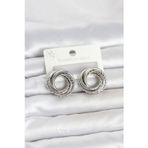 Gümüş Renk Halka Model Asorti Kadın Küpe - Ebj260612w44048