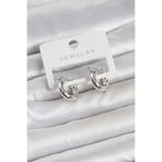 Gümüş Renk Pirinç Halka 15 mm Kadın Küpe - EBJ260509W42041 BKP11764