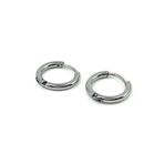 Gümüş Renk Yuvarlak Unisex Küpe EAR17