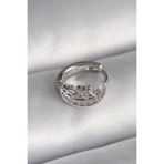 Gümüş Renk Zirkon Taşlı Ay Yıldız Model Tragus Piercing - EBJ241123W29474 PR1323