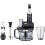 Gümüş Renkli Çok Fonksiyonlu Blender Seti, Güçlü ve Şık Tasarım