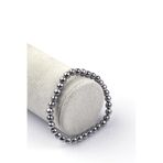 Gümüş Renkli Hematit Doğal Taş Bileklik 6mm Küre Kesim