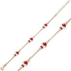 Gümüş Rose Balık Figürlü Çocuk Bilekliği SL3014