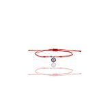 Gumus Rose Zirkon Tasli Nazarli İpli Sans Bileklik Sgtl12438rose