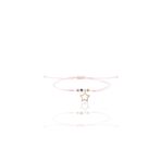 Gumus Rose Zirkon Tasli Nazarli Yildiz Pembe İpli Sans Bileklik Sgtl12474rose