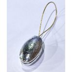Gümüş Silver Oval Mıknatıslı Perde Tutacağı Magnetik Toka Kaplama Çelik Telli Dekoratf Perde Mandalı