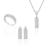 Gümüş Su Yolu Bayan Set Sl2273