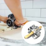 Gümüş Tarzı Kalıp Döner Donut Kesici Makinesi Kalıp Pasta Hamuru Metal Pişirme Rulo Mutfak Aletleri Geniş Uygulama Kullanımı Kolay Yüksek (Yurt Dışından) - waffle kalıp