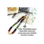 GÜMÜŞ TAŞ EVİ Kemgöz,Bolluk,Bereket,Şans,Para Enerjisi İçeren Tesbih TKN277