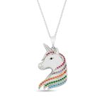 Gümüş Unicorn Kolye - N167001