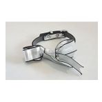 GÜMÜŞ VARAKLI BÜYÜK ŞERİT FİYONKLU 1 CM METAL TOKALI KEDİ TASMASI