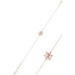 Gümüş zirkon taşlı kartanesi bileklik SGTL10093ROSE