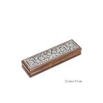 Gumush KR2550062 Gümüş Çiçek Desenli Tesbih Kutusu