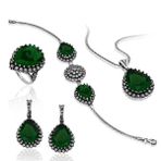 Gumush SET99138001 Hürrem Sultan Kadın Gümüş Set