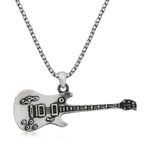 Gumush T3851 ​Gümüş Gitar Erkek Kolye