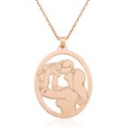 Gumush ​T3863 Gümüş Rose Anne Bebek Kolye