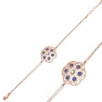 Gumush ​T3974 Gümüş Rose Yaşam Çiçeği Bileklik
