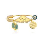 Gumush T6451 PB İsimli Bebek Yaka İğnesi