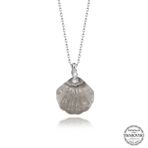 Gumush T7587 Swarovski Crystal Taşlı Deniz Kabuğu Kadın Gümüş Kolye