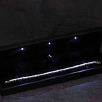 Gumush T8427 Işıklı Kutulu 4 mm Beyaz Taşlı Su Yolu Kadın Gümüş Bileklik