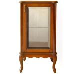 Gümüşlük Vitrin 17928 Kare Model 98 Kayın Lükens Aslan Ayak Ceviz Renk El Yapım