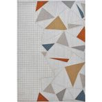 Gümüşsuyu Deco Avior 17452 Dikdörtgen Geometrik Desenli Halı 160x230 Multi