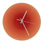 Gün batımı Modern Duvar Saati, Yuvarlak Pille çalışan 12 inç Sessiz Modern Duvar Saati Oturma odası (ORANGE)