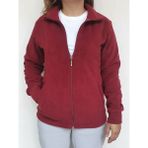 Günay Kadın Kışlık Slim Fit Kalıp Cepli Polar Softshell Mont-Ceket - Bordo