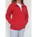 Günay Kadın Kışlık Slim Fit Kalıp Cepli Polar Softshell Mont-Ceket - Kırmızı