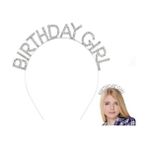 Günay Trend Scape Gümüş Kristal Taşlı Birthday Girl Tacı