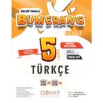 Günay Yayınları 5. Sınıf Bumerang Serisi Türkçe Konu Anlatımlı ve Etkinlikli Soru Bankası