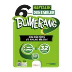 Günay Yayınları 6.Sınıf Günay Bumerang 32 Haftalık Din Kültürü Deneme ( Konu Konu 320 Soru ) Video Çözüm