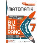 Günay Yayınları 7. Sınıf Bumerang Etkinlikli Matematik Defteri 332 Sayfa Türkçe Eğitim